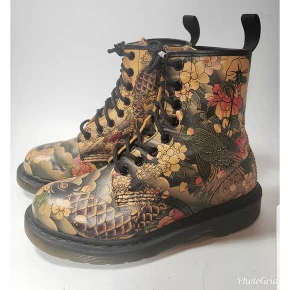 koi fish doc martens